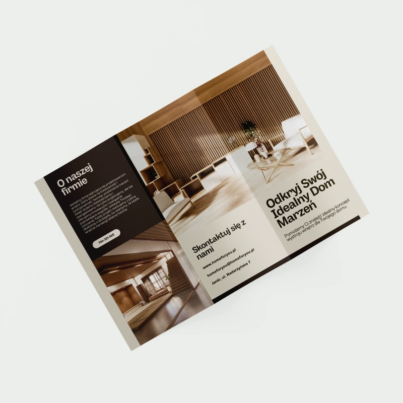 Silver Foil Folded Flyers