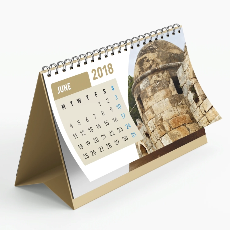 Spiral Bound Desk Calendars Eco