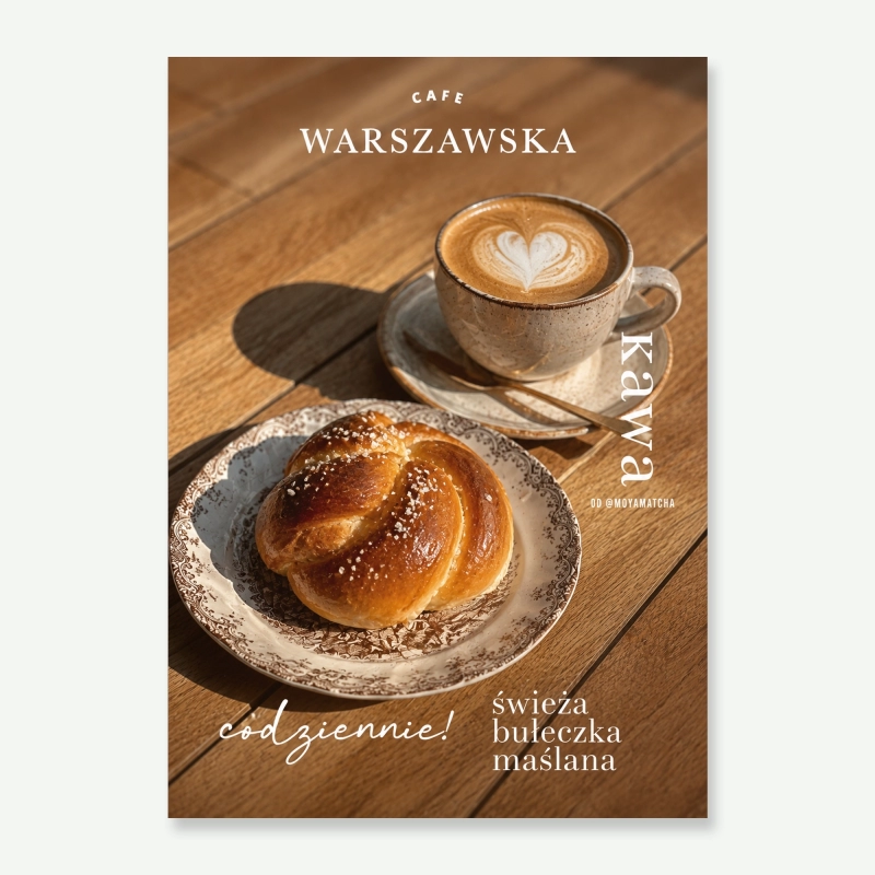 Varnished Poster Butter bun