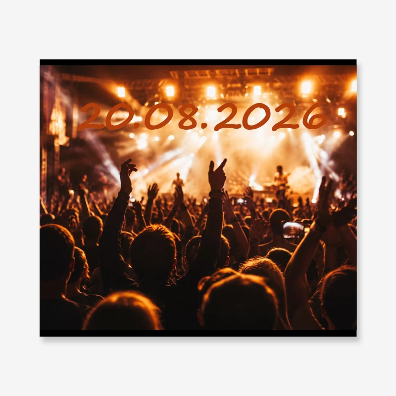 Plakaty z listwami koncert