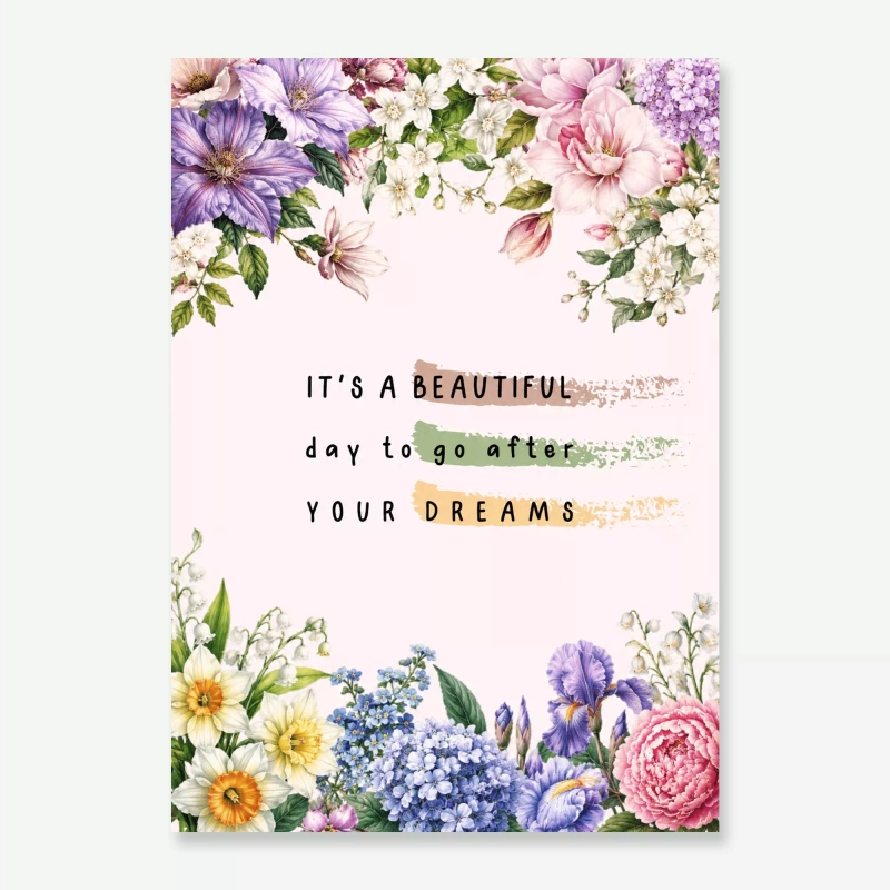Laminated Posters Summer Flowers