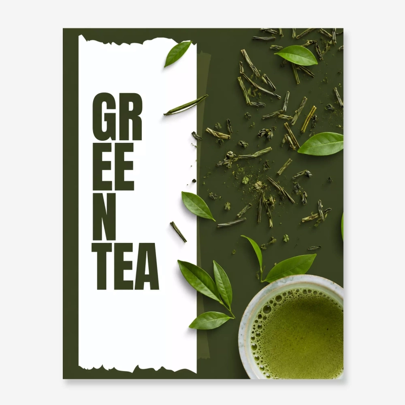 Single-Sided Posters Green Tea