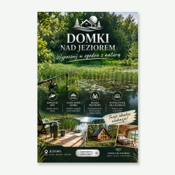 Gold Foil Flyers - cottages by the lake
