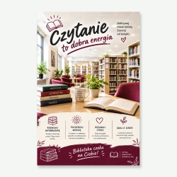 Ulotki uszlachetnione - Czytanie to dobra energia
