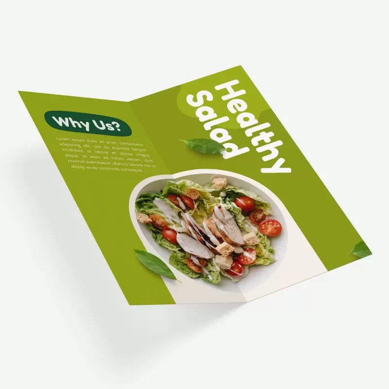 Eco-Friendly Folded Flyers
