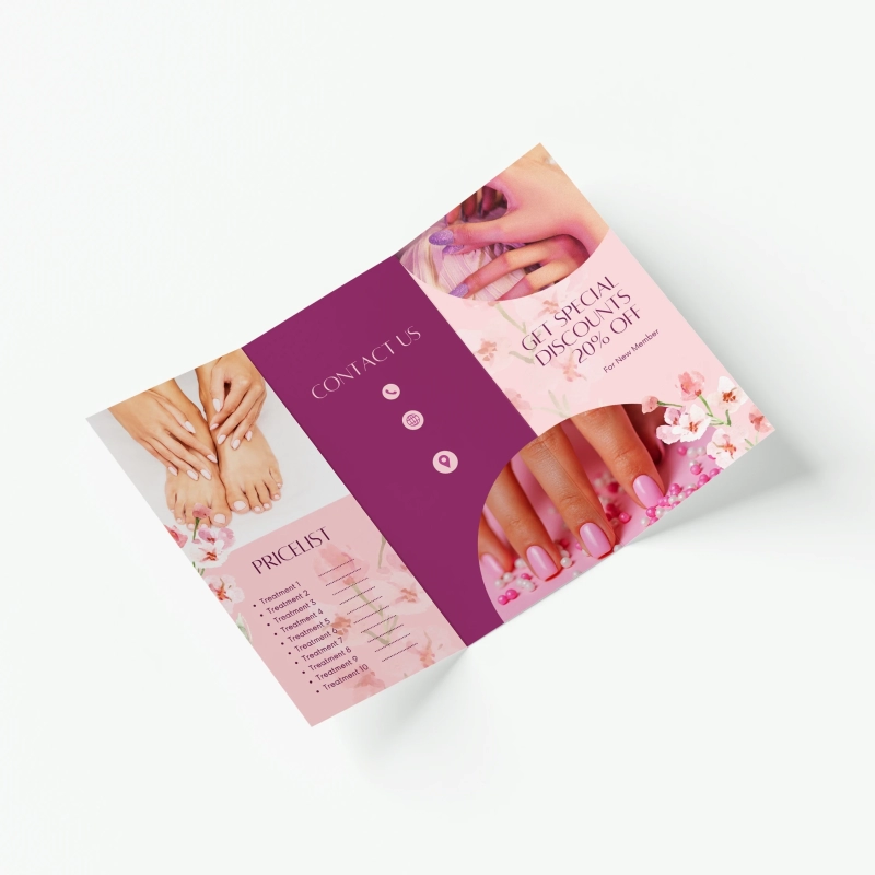 Laminated Folded Flyers